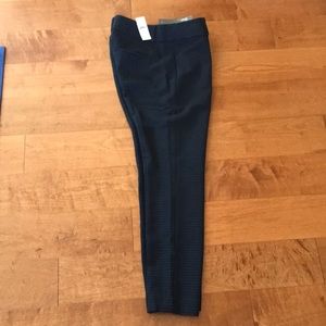 Loft Julie Skinny classic plaid crop pants NWT size 0